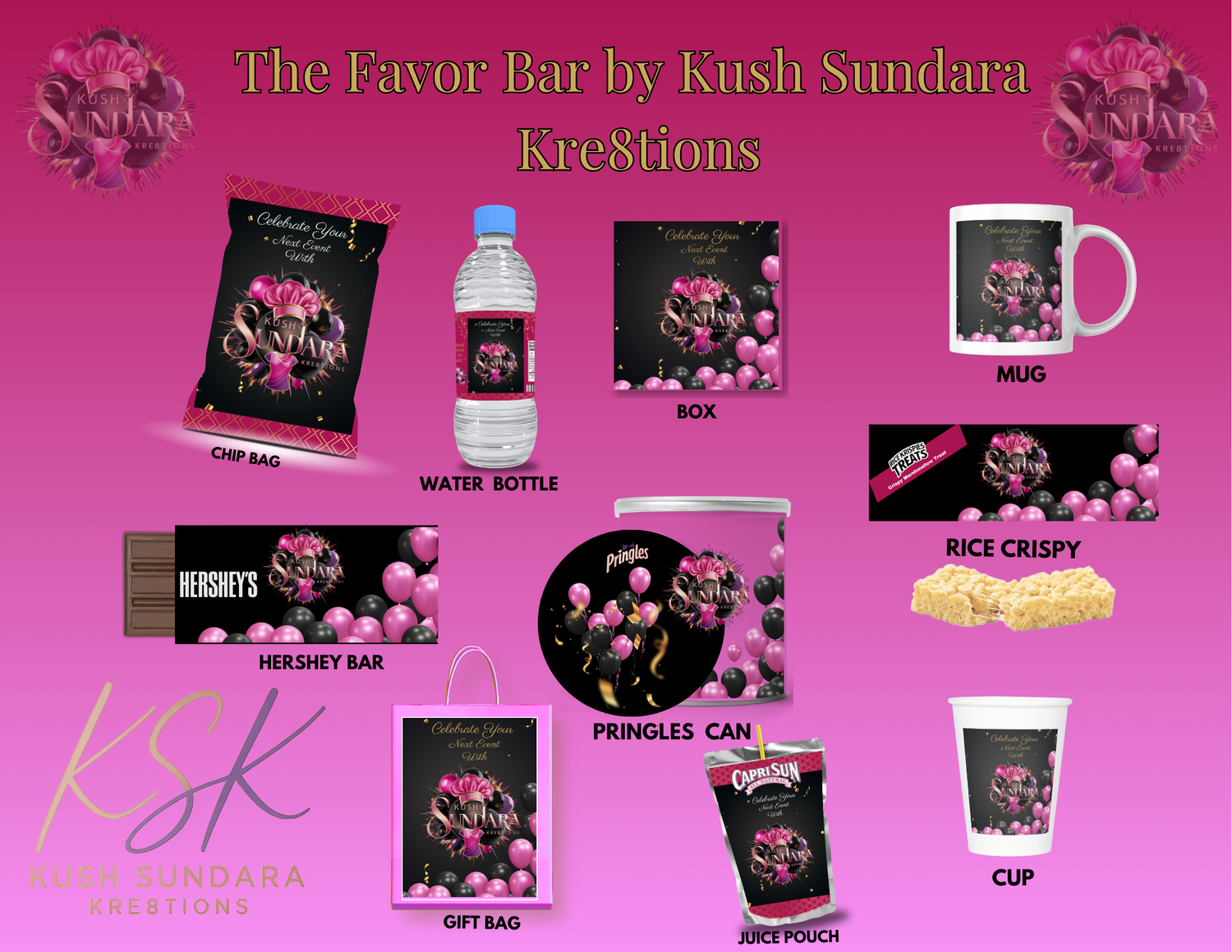 The Favor Bar by Kush Sundara Kre8tions