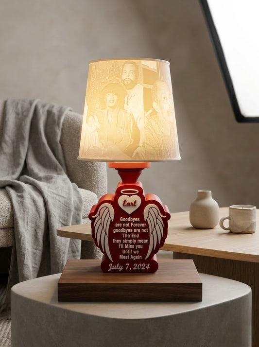 Custom Memorial Lithophane Lamp